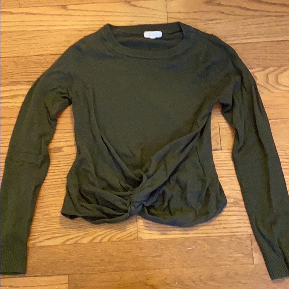 Dark Green Long Sleeve Shirt